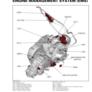 SSV 2018 EMS (MAVERICK TRAIL) Shop 219100905 030 Manual