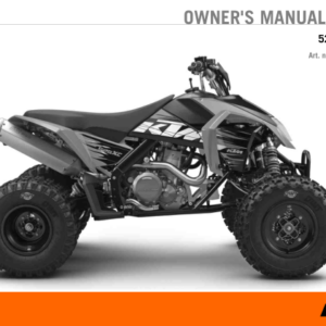 2012 KTM 525 Owners Manual