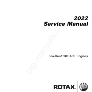 2022 Sea Doo 900 ACE Engines Manual