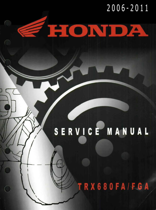 2011]Honda Rincon 680 Manual