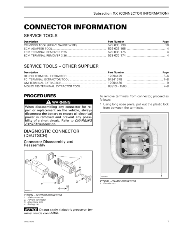 Connector Information Manual