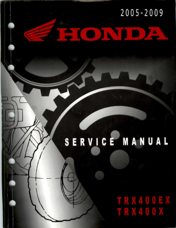 2009]Honda TRX400EX Repair Manual