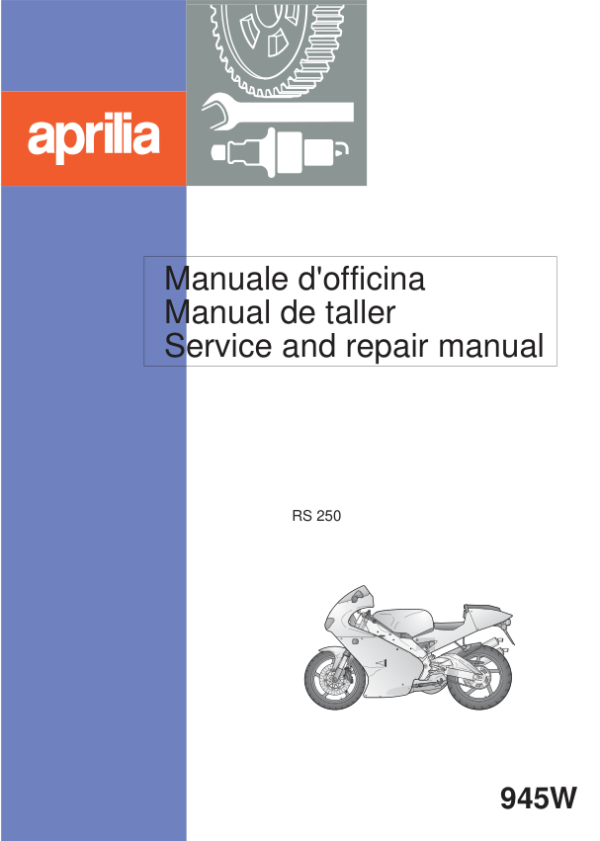 Aprilia RS250 Repair 1998 Manual