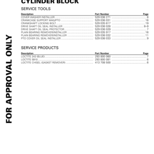 SSV 2019 Cylinder Block Commander Shop Supp 219100965 018 Manual