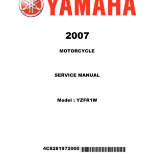 2007 Yamaha YFZR1 Manual