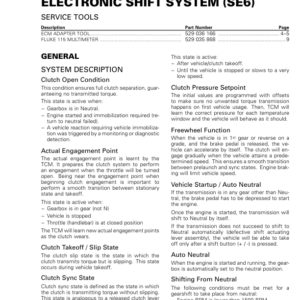 Road 2020 Electronic Shift System (SE6) 219101011 016 Manual