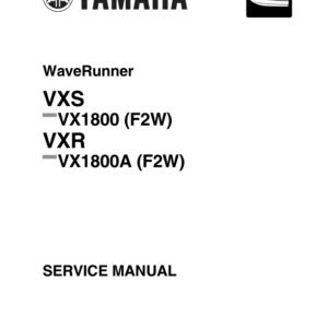 waverunner vxs vx1800 Manual