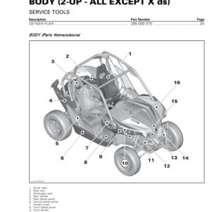 SSV Body (2 UP All except X ds) (Maverick) shop tmr2016 216 Manual