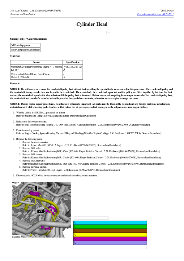 Cylinder Head G2186880 Manual