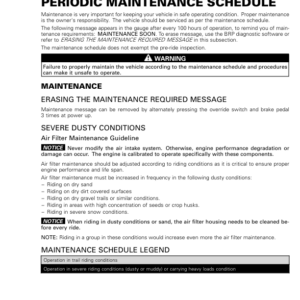 SSV 2019 Periodic Maintenance Schedule Shop Supp 219100971 006 Manual