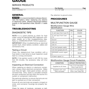 SSV 2017 Gauge (Defender HD5) Shop tmr2017 428 Manual