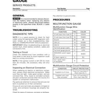 SSV 2018 Gauge (Defender) Shop 219100934 009 Manual