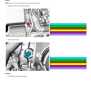 Intake Air Temperature (IAT) Sensor G2193585 Manual