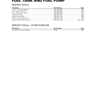 ATV 2015 OUTLANDER 6X6 (Fuel Tank and Fuel Pump) Shop 04cF74AAE SM51Y015S02 vmr2015 130 Manual