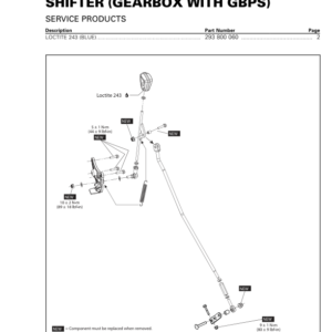 ATV 2020 Shifter GBPS Shop Supp vmr2020 005 Manual