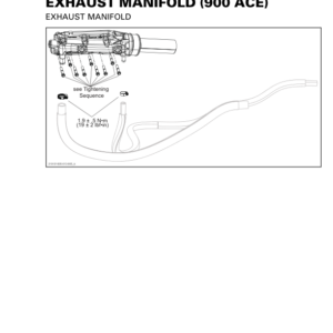 SEA 2020 Exhaust Manifold (900 ACE) 219101005 013 en Manual