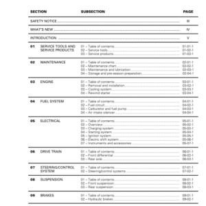 1999-2000 Bombardier Traxter Manual