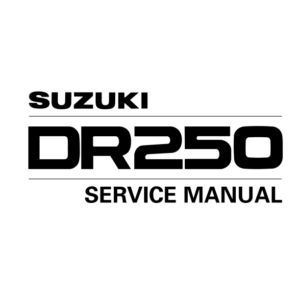 Suzuki Dr250 Dr 250 Sp250 1982 1985 Repair Manual