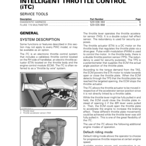 Intelligent Throttle Control (iTC) 219101005 022 en Manual