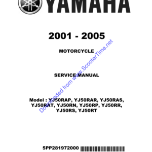 Yamaha YJ50 Manual