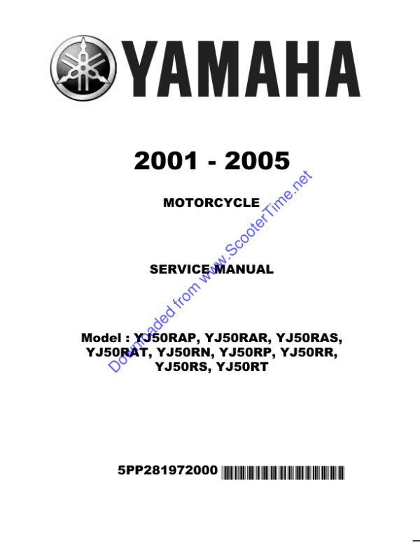 Yamaha YJ50 Manual