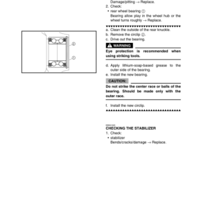 2007 Yamaha Grizzly 700 401 485 Manual