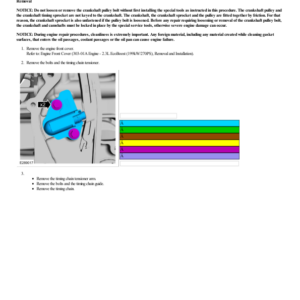 Timing Chain G2186890 Manual