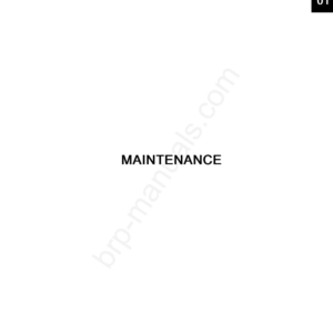 MAINTENANCE Switch SM (map) Manual