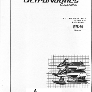 Ultranautics 71 98 Illustrated Parts Manual