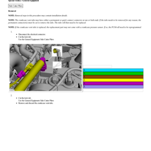 Crankcase Ventilation Tube G2248520 Manual