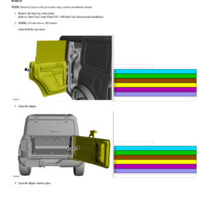 Hard Top Rear Cap Assembly G2238355 Manual