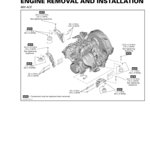 Roadster 2019 Engine Removal and Installation Ryker Shop 219100957 009 Manual