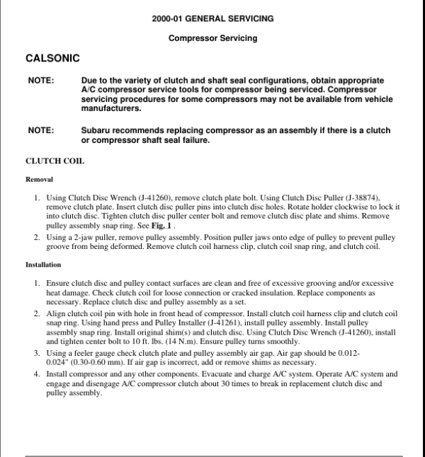 AC Compressor Servicing Manual