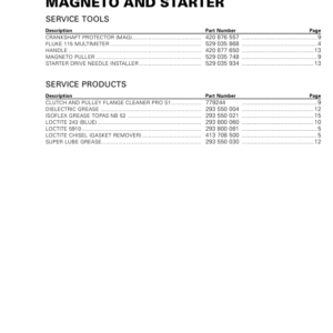 Rotax MY19 Magneto and Starter (450 iTC ATV) RTX19 450ETC 004 en Manual