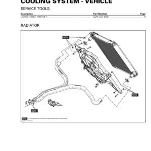 SSV 2017 Cooling System vehicle (Maverick X3) Shop tmr2017 054 Manual