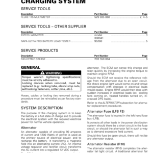 ROADSTER Charging System (RT) Shop 02wZaZAAU SM61Y014S10 en Manual