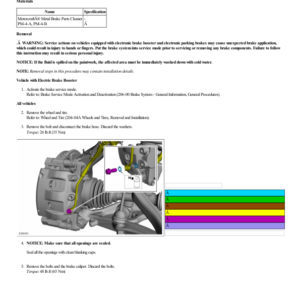 Brake Caliper G2223100 Manual