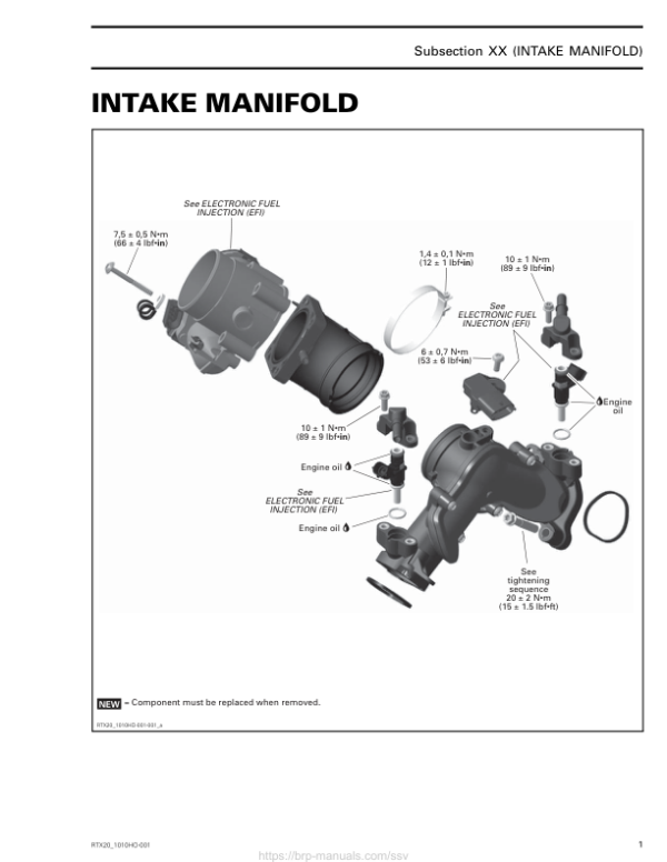 SSV 2020 Intake Manifold Repair RTX20 1010HO 001 en Manual