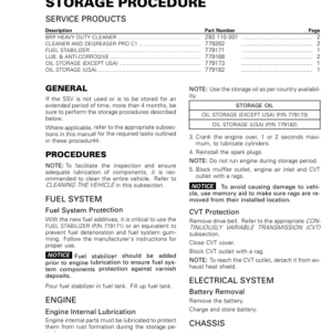 SSV 2019 Storage Procedures 219100967 008 Manual