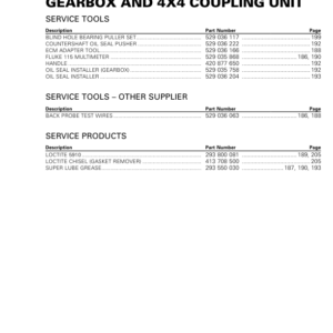 SSV S02 SS12 Gearbox and 4x4 Coupling Unit Shop Commander Version 9BA tmr2013 020 Manual