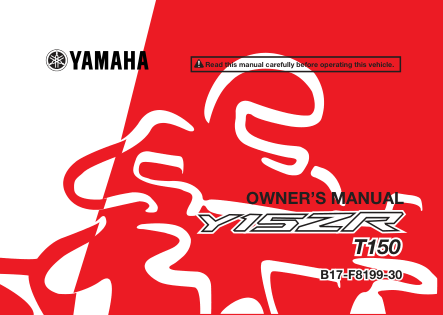 Yamaha Y15ZR Manual