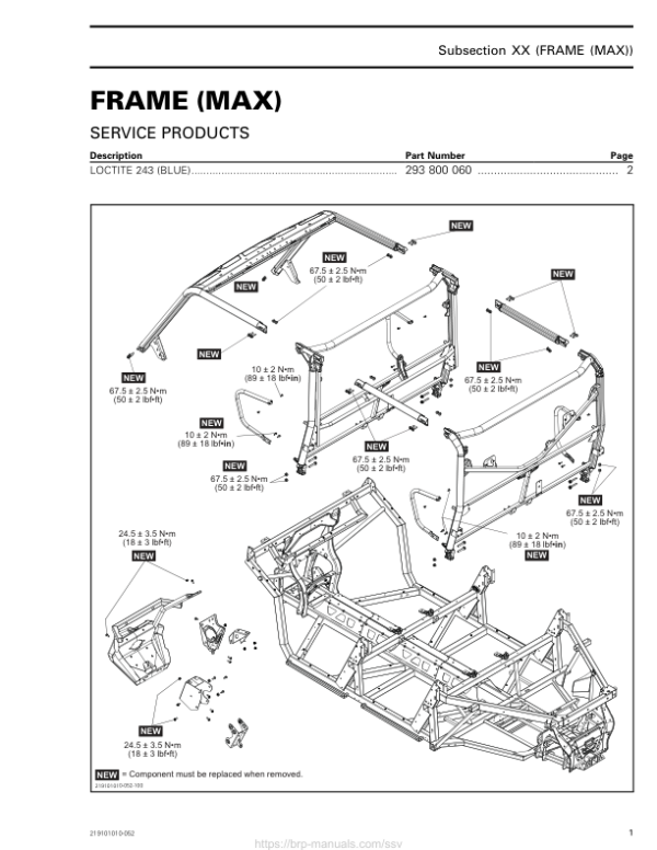 SSV MY20 Frame (MAX) 219101010 052 en Manual