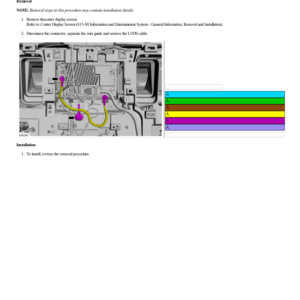 Low Voltage Differential Signalling (LVDS) Cable G2199071 Manual