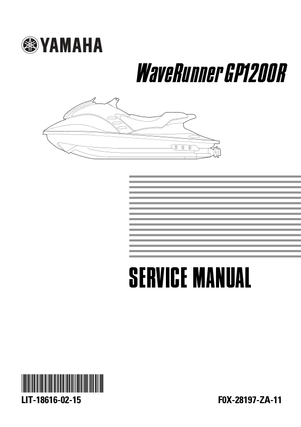 Waverunner GP1200R Manual