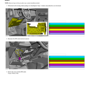 Parking Brake Switch G2223351 Manual