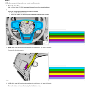 Steering Wheel Multifunction Switch G2224581 Manual