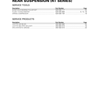 ROADSTER S07 SS04 Rear Suspension (RT) 2017 Shop RS RT ST Version 6AA EN Manual