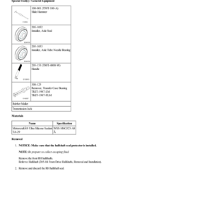 Intermediate Shaft G2250045 Manual