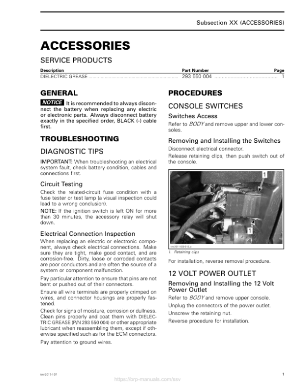 SSV Accessories (Commander Maverick) Shop tmr2017 107 Manual