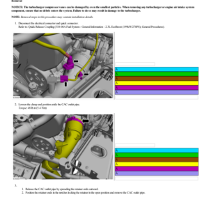 Charge Air Cooler (CAC) Outlet Pipe G2222741 Manual